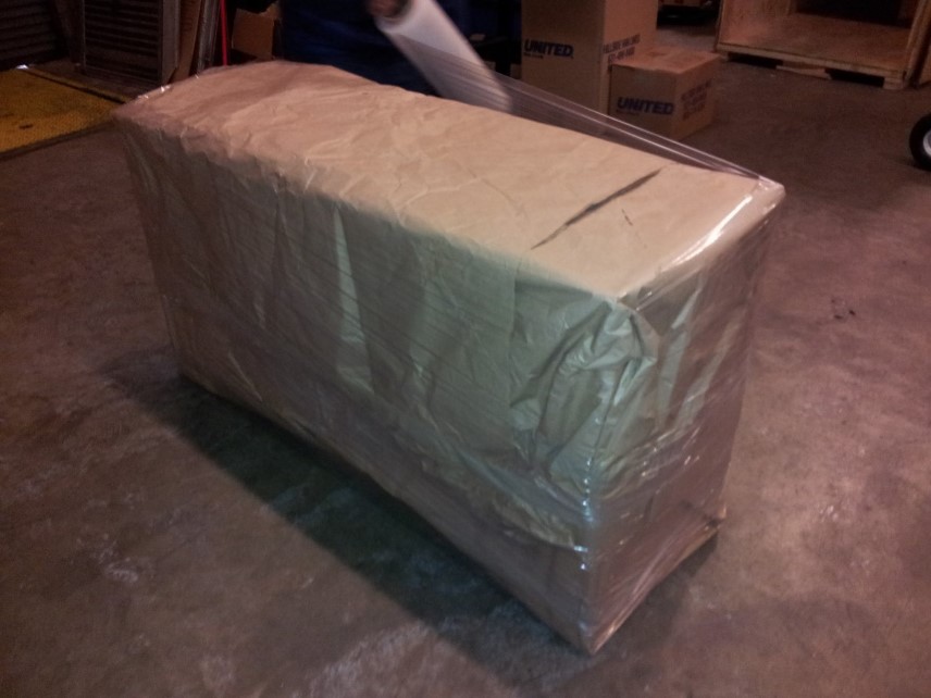saran wrap for moving furniture